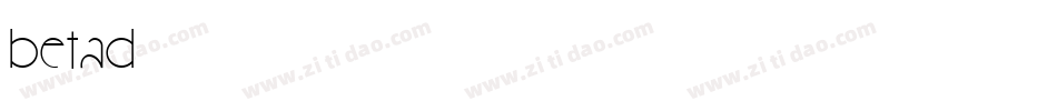 betad字体转换