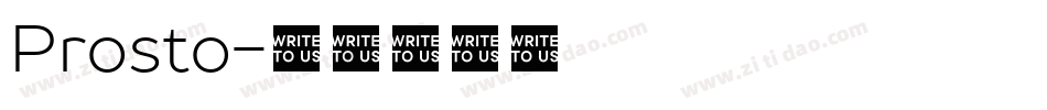 Prosto字体转换