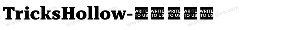 TricksHollow字体转换