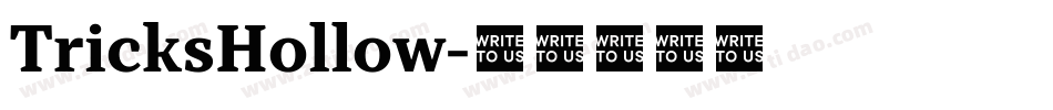 TricksHollow字体转换