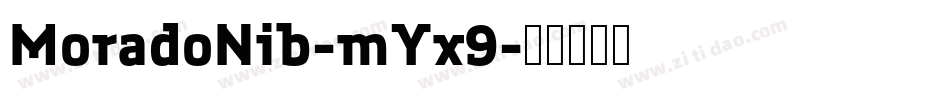 MoradoNib-mYx9字体转换