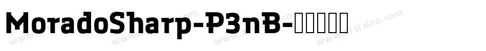 MoradoSharp-P3nB字体转换