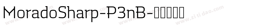 MoradoSharp-P3nB字体转换