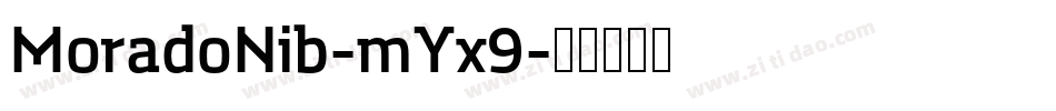 MoradoNib-mYx9字体转换