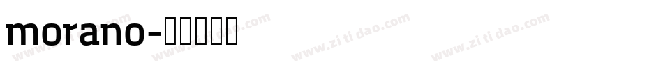 morano字体转换