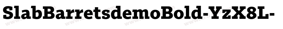 SlabBarretsdemoBold-YzX8L字体转换
