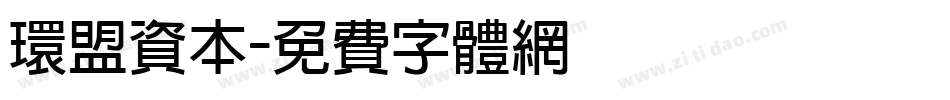 环盟资本字体转换