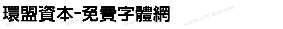 环盟资本字体转换