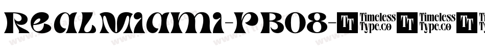 RealMiami-rBo8字体转换