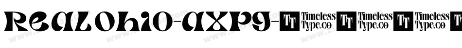 RealOhio-aXpg字体转换
