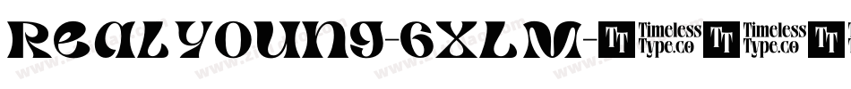 RealYoung-6XLM字体转换