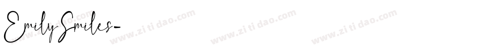 EmilySmiles字体转换
