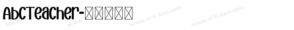 AbcTeacher字体转换