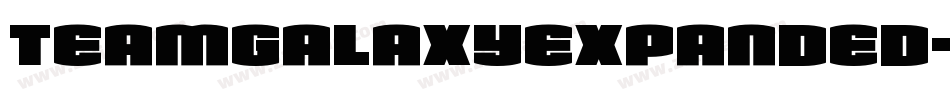 TeamGalaxyExpanded-w1lqw字体转换