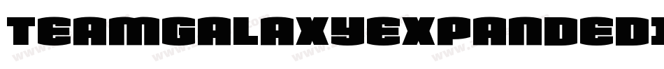 TeamGalaxyExpandedItalic-7BPmB字体转换
