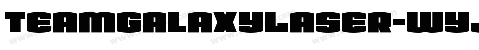 TeamGalaxyLaser-WyJaO字体转换