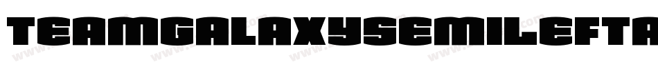 TeamGalaxySemiLeftalic-rg4WL字体转换