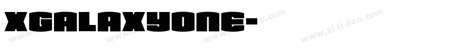 XGalaxyOne字体转换
