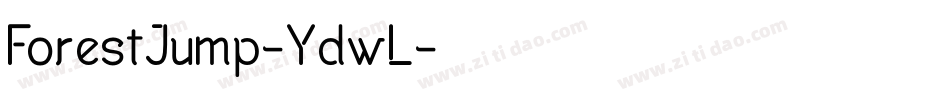 ForestJump-YdwL字体转换