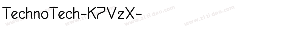 TechnoTech-K7VzX字体转换