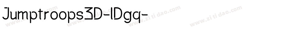Jumptroops3D-lDgq字体转换