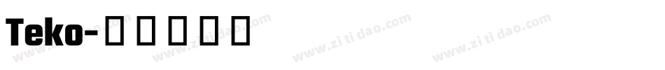 Teko字体转换