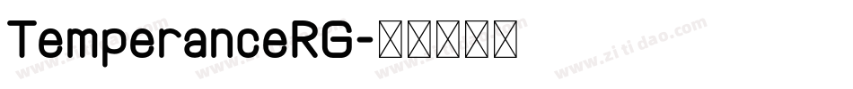 TemperanceRG字体转换