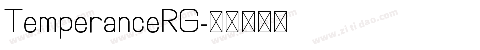 TemperanceRG字体转换