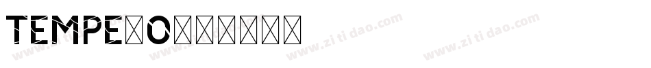 TEMPE_0字体转换