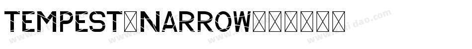 Tempest-narrow字体转换