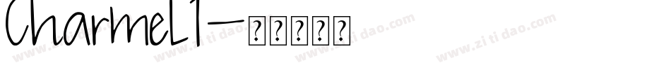 CharmeLT字体转换