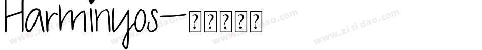 Harminyos字体转换
