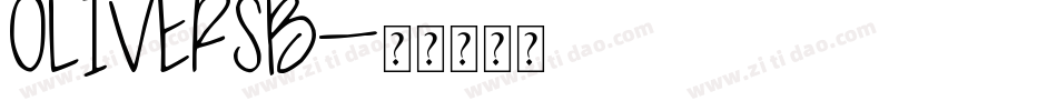 OLIVERSB字体转换