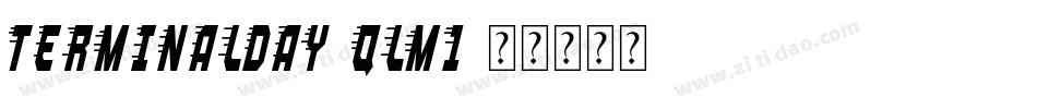 TerminalDay-qlM1字体转换
