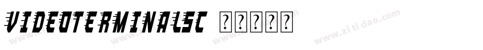 VideoTerminalSc字体转换