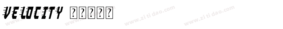 velocity字体转换