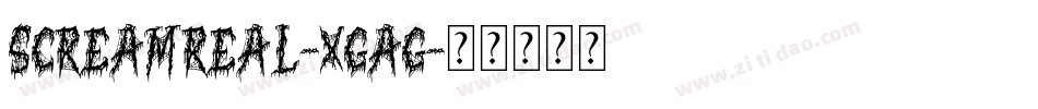 ScreamReal-XgAg字体转换