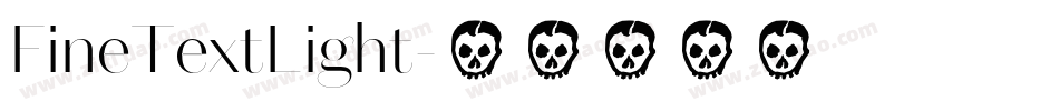 FineTextLight字体转换