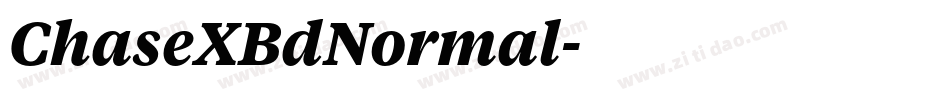 ChaseXBdNormal字体转换