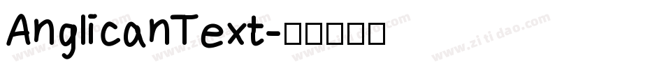 AnglicanText字体转换