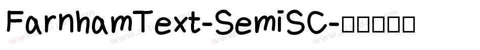 FarnhamText-SemiSC字体转换