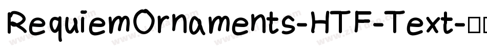 RequiemOrnaments-HTF-Text字体转换