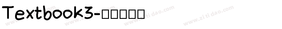 Textbook3字体转换