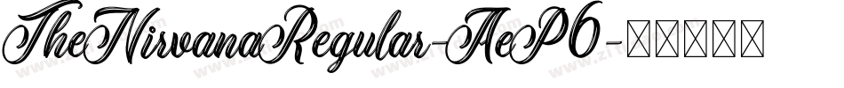 TheNirvanaRegular-AeP6字体转换