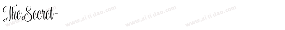 TheSecret字体转换