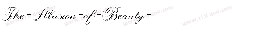 The-Illusion-of-Beauty字体转换