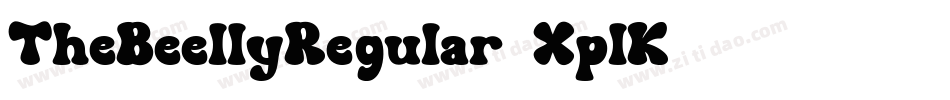 TheBeellyRegular-XplK字体转换