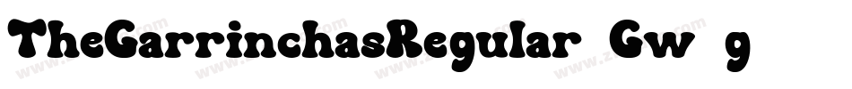 TheGarrinchasRegular-Gw2g字体转换