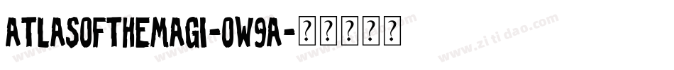 AtlasOfTheMagi-ow9a字体转换