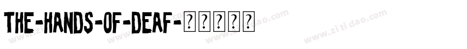 The-Hands-of-Deaf字体转换